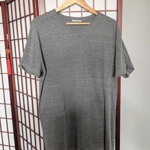 Lush Heathered Grey T-Shirt Dress